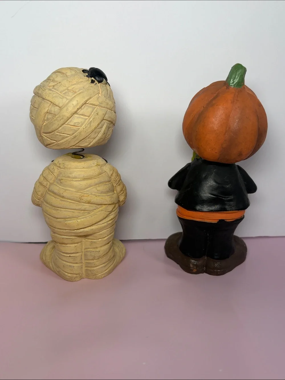 Halloween Bobble Head & Dangly Leg Shelf Sitters Jack Skellington Frankenstein